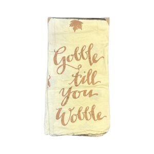 Gobble wobble kitchen towel
