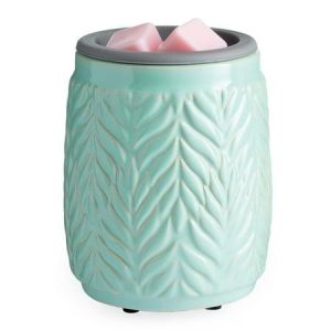 Mint Leaf Wax Warmer with Dish