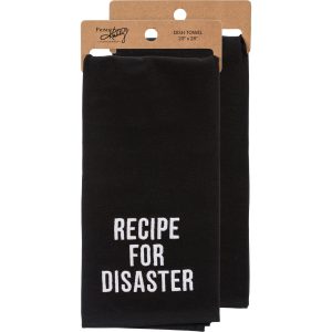 Primitives by Kathy Recipe for Disaster Decorative Kitchen Towel