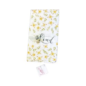 Primitives by Kathy Bee Kind Bee Themed Decorative Kitchen Towel